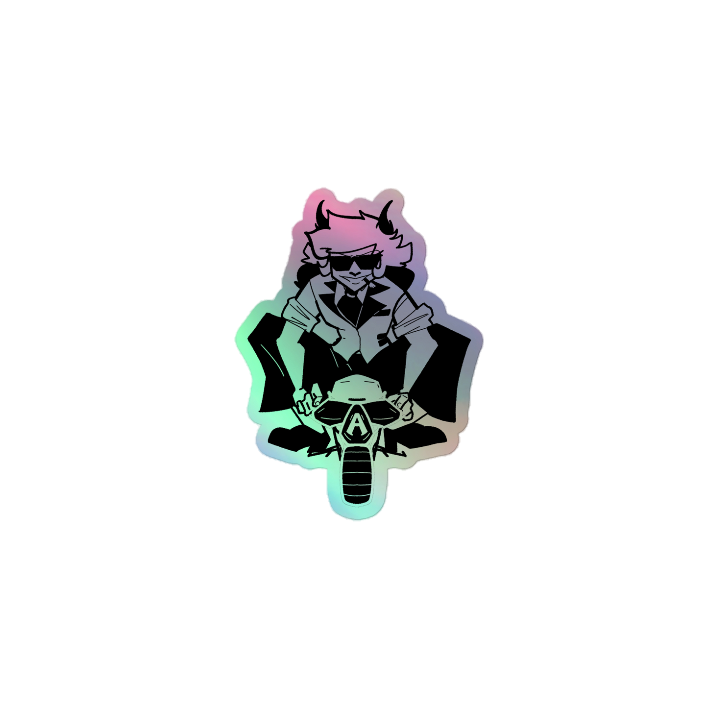 Olivolk Apex Mini Bike Holo-Sticker